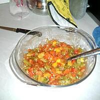 recette ma salade méchoui au poivrons et tomates