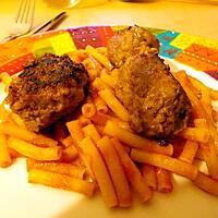 recette Spaghetti aux boulettes de viande