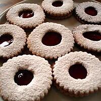 recette SABLES A LA CONFITURE dits "Lunettes"