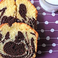 recette Cake marbré au chocolat