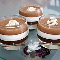 recette verrine trois chocolat