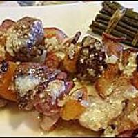 recette Brochettes de filet mignon aux abricots secs nappées de sauce Noilly