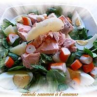 recette salade de saumon à l'ananas