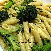 recette Penne rigate au brocoli (penne rigate e broccoli)