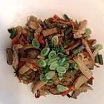 recette Vermicelles de soja aux légumes et viande de veau
