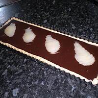 recette tarte chocolat poire