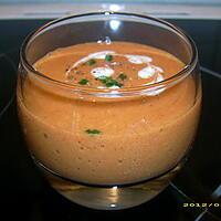recette crème de poivrons au curry