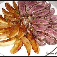 recette Magret de Canard aux Pommes et aux Poires