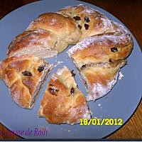 recette Brioche façon pains aux raisins