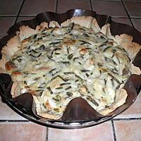 recette Tarte au poulet et haricot vert