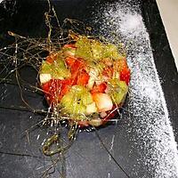 recette tartare de fruits