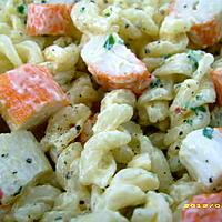 recette salade de fusilli au surimi