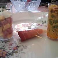 recette Petite mise en bouche: trio italiens