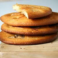 recette Maxi Cookies Ultra moelleux Ricotta - Chocolat blanc ( sans beurre)