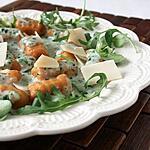 recette Gnocchi maison patate douce, béchamel aillée roquette