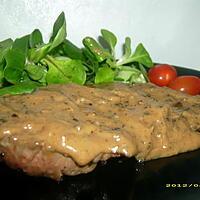 recette Bavette sauce au poivre