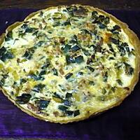 recette Quiche poireaux/cantal