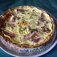 recette Quiche foie gras/jambon