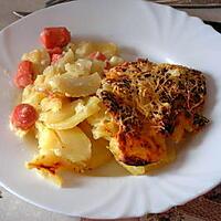 recette Gratin de pommes de terre aux knacki