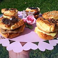 recette Assortiments de choux gourmand (au speculoos ,citron,nutella,chocolat,créme de marron )