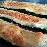 recette Baguette de courgette au chèvre