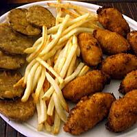 recette Plato combinado... N°2...( Croquettes de jambon.... aubergines....)