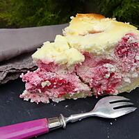 recette cheesecake citron-framboises