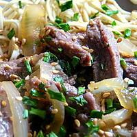 recette Sauté de boeuf teriyaki