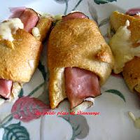 recette Croissants au jambon et fromage suisse