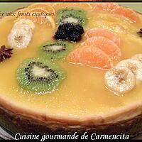 recette cheesecake aux fruits exotiques