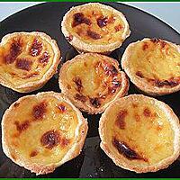 recette Pasteis de nata ou Pasteis de belem (petits flans aromatisés au citron Portugais)