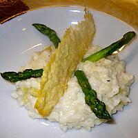 recette Risotto d'asperges vertes