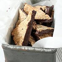 recette biscuits / triangles noix de coco chocolat { sans oeuf, ni beurre }