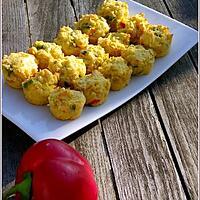 recette Muffins polenta aux mais et poivrons