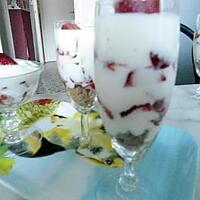 recette TIRAMISU AUX FRAISES EN VERRINE