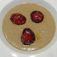 recette Velouté de lentilles au chorizo