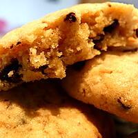 recette Cookies nougatine, beurre de cacahuète et pépites de chocolat