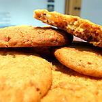 recette Cookies nougatine, miel et écorces d'oranges confites