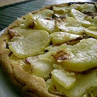 recette Tatin de pommes de terre, poireau, lardons et fromage