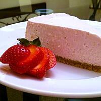 recette Cheese Cake aux  Fraises du Jardin