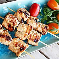 recette Brochettes de saumon Teriyaki