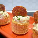 recette bouchées aux crevettes et chorizo (apéro chic)