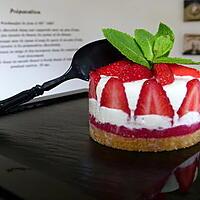 recette Fraisier ou cheesecake ? ... Un "Fraise-cake" !!!