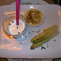 recette assiette autour de l'asperge