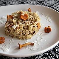 recette Crozets aux girolles façon risotto