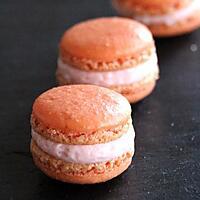 recette Macarons ganache montée à la rose