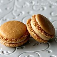 recette Macarons fourrés au caramel beurre salé de Pierre Hermé