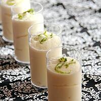 recette Mousse au chocolat blanc & zestes de citron vert