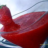 recette coulis de fraises