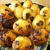 recette madeleines et muffins aux pépites de chocolat(recette de cyril lignac)